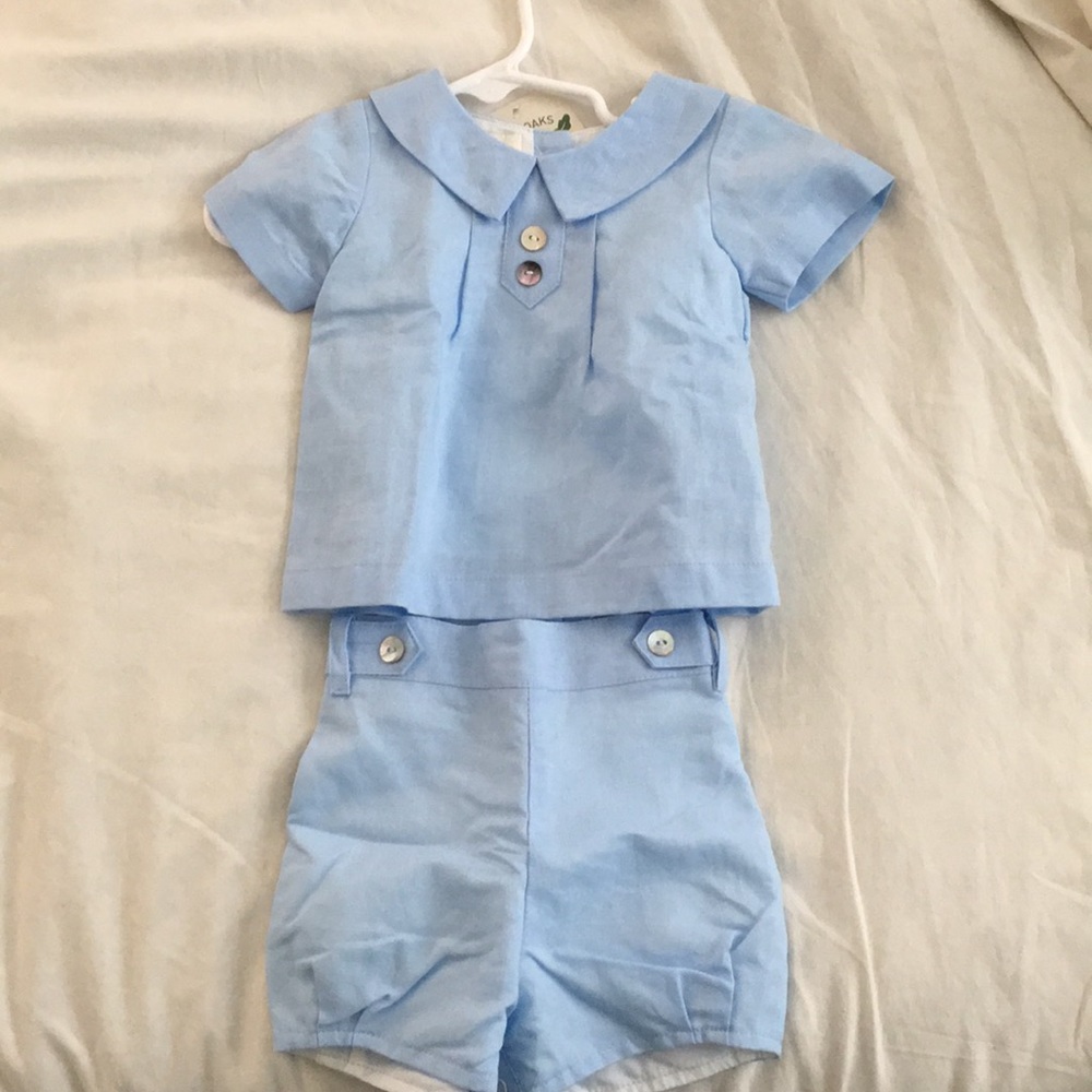 The Oaks blue top and pants
